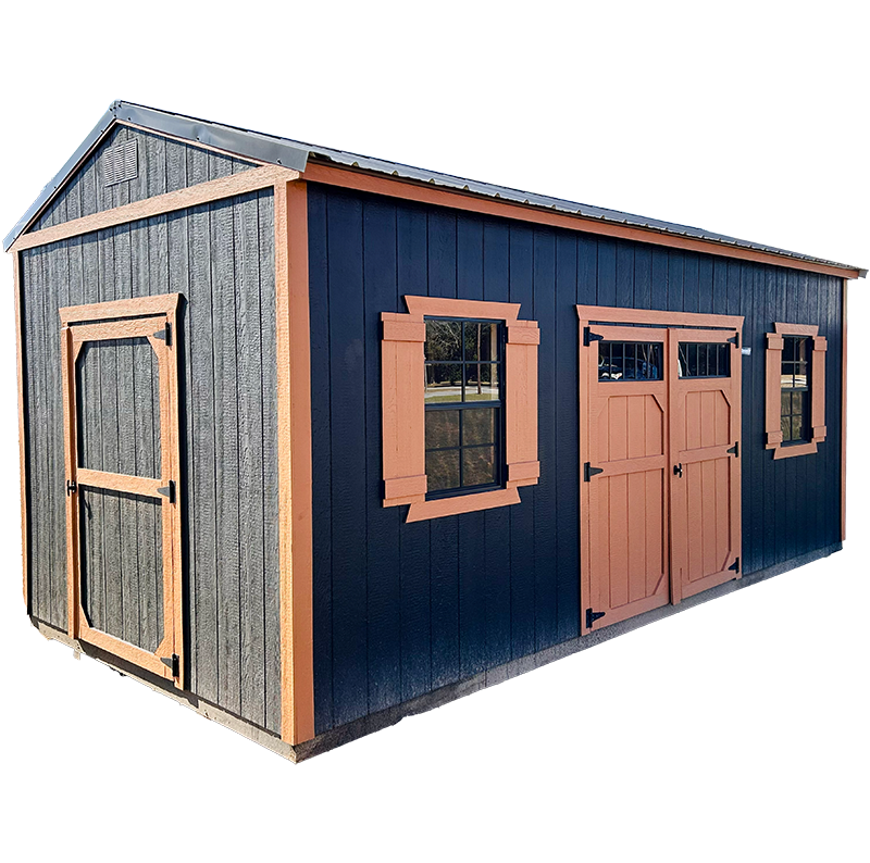 Utility Barn from StoragePro of Semmes, the best place to get your storage building in the Mobile County area. Providing storage sheds, metal buildings, and more.